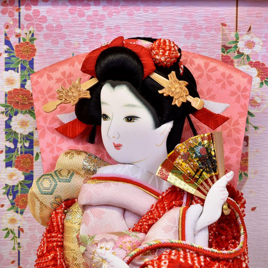 久月 羽子板 おしゃれ 初正月 コンパクト ミニ マンション 小型 ガラス