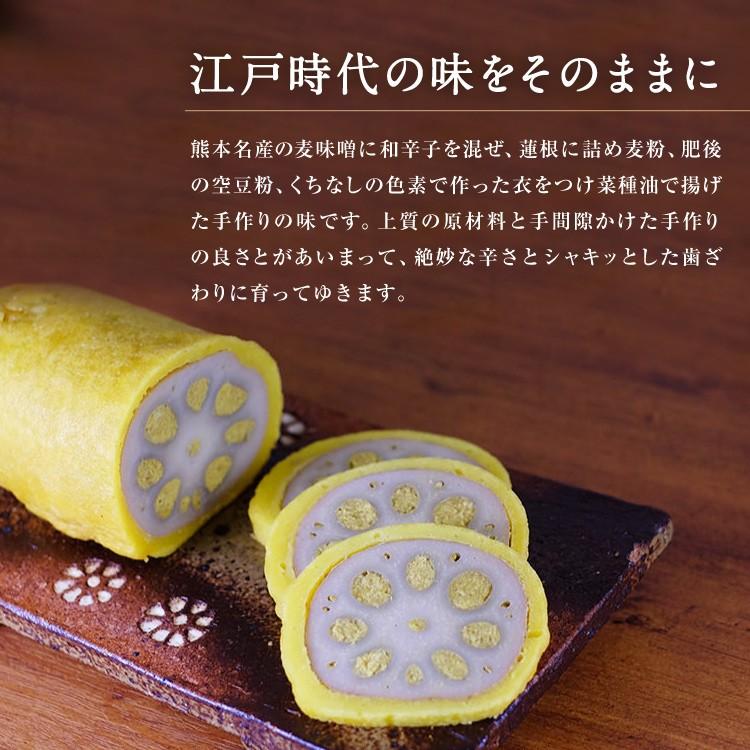 九州 ギフト 2026 元祖 森からし蓮根 3本箱詰 からしレンコン 辛子蓮根