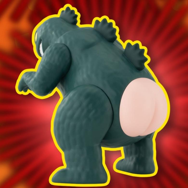 怪獣シリマルダシ ソフビ 彩色済みPVCフィギュア クレヨンしんちゃん