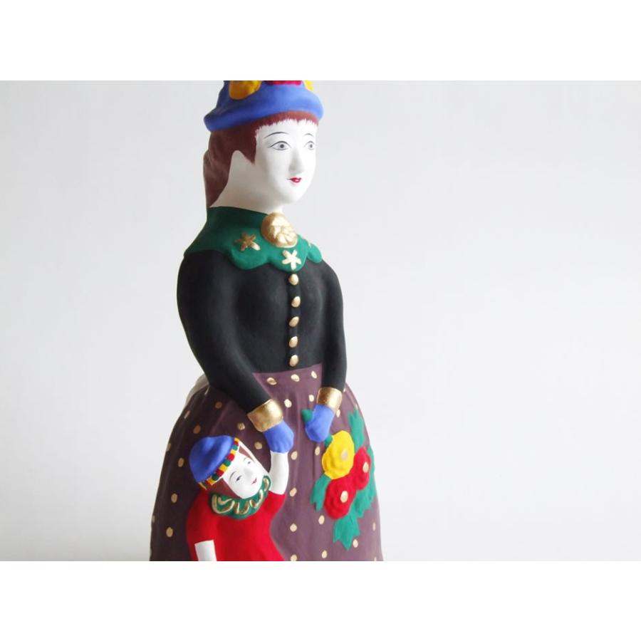 郷土玩具 民藝 長崎県 古賀人形西洋婦人 小 : おまめ - 通販 - Yahoo