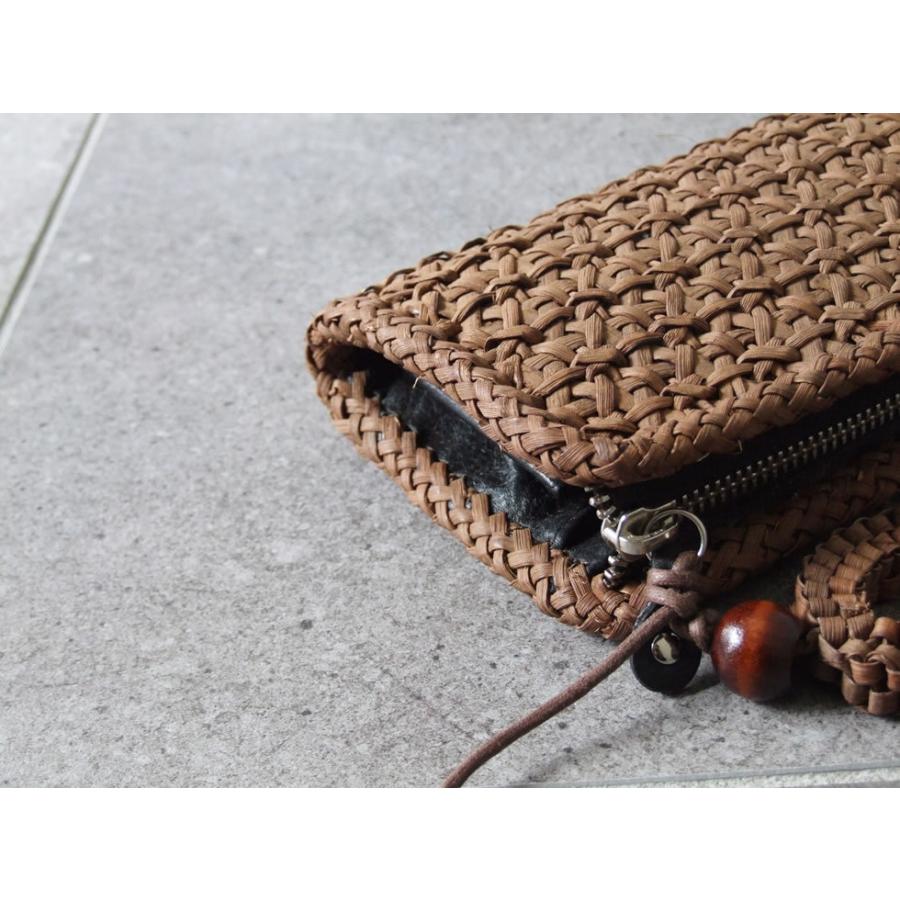 純国産 山葡萄の財布 特上花張り編み チャーム付き : おまめ - 通販