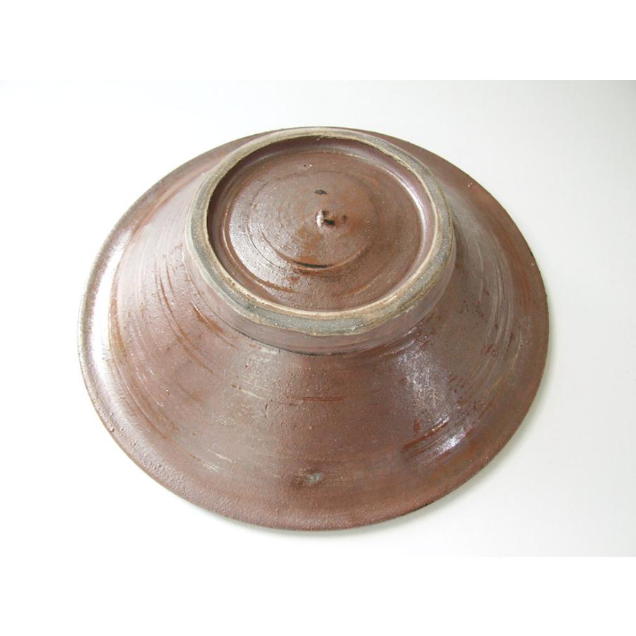 やちむん 民藝 読谷山焼 北窯 宮城正享 8寸皿 中皿 呉須唐草 上