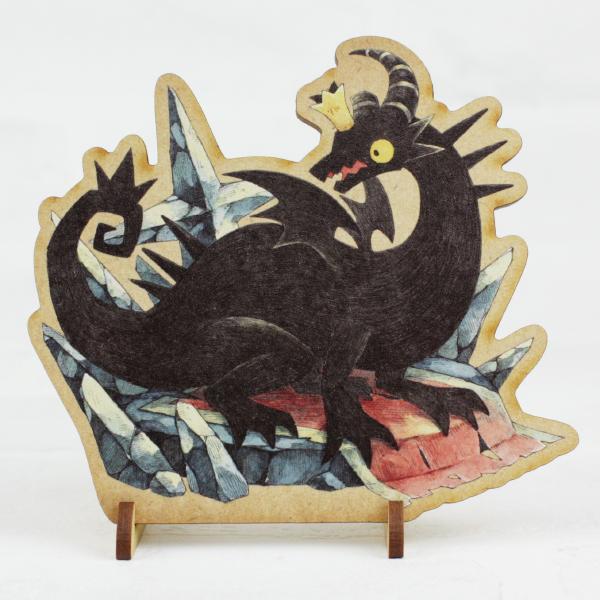 ウッドフィギュア わるい王様とりっぱな勇者 〈王様ドラゴン