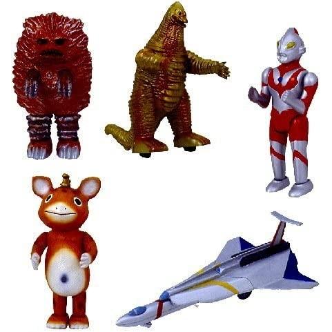 ミニプラモデルコレクション マルサン 円谷プロ編 彩色版 5種セット