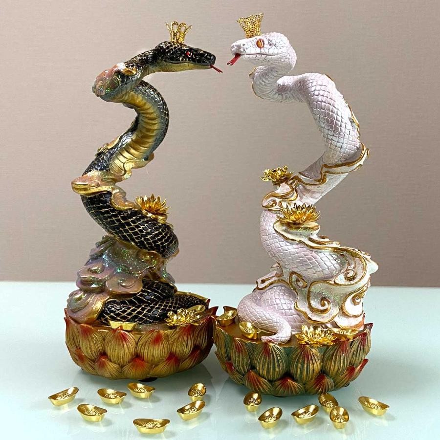 2025 新年 巳年 干支 白蛇 黒蛇 大蛇 金運上昇 商売繁盛 開運 家内安全