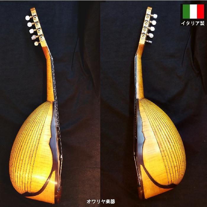 イタリアナポリ製マンドリン【製作証明書付】Bottega／ボッテガ 掘り
