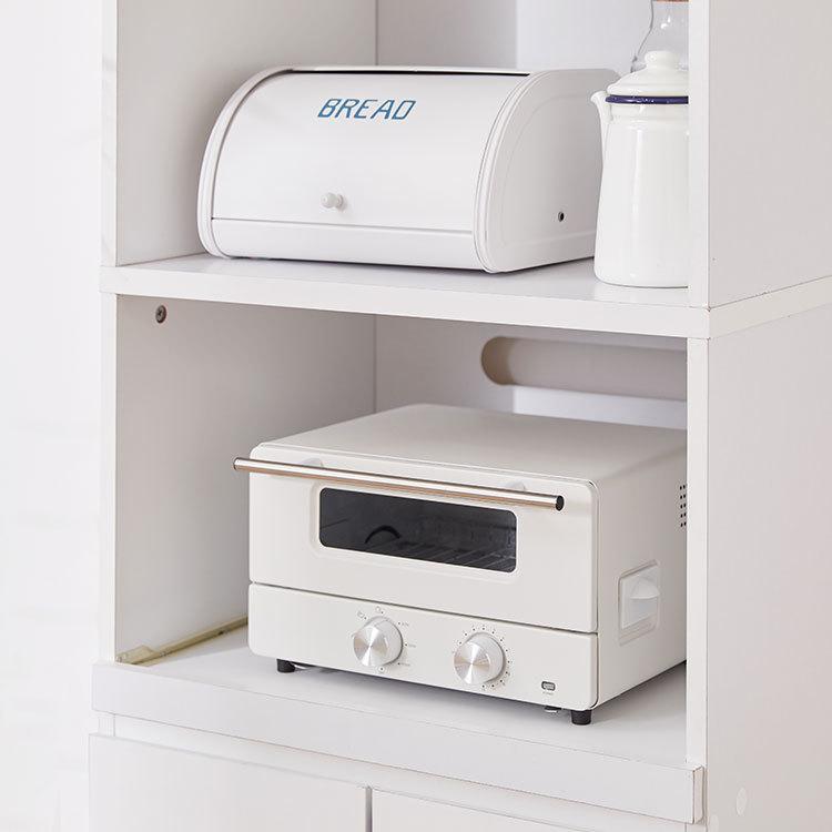 LOWYA（ロウヤ） 食器棚 おしゃれ コンセント付 キッチン収納 幅約60cm