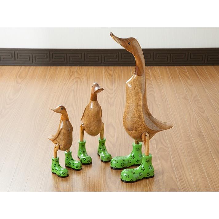 アジアン雑貨 バリ雑貨 あひる アヒル インテリア 木製 置物 オブジェ