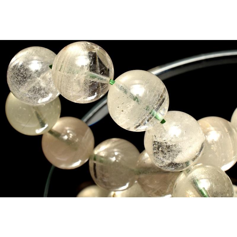 1点物】マルチカラー◇千層レイヤー ガーデンクォーツ 12.5mm