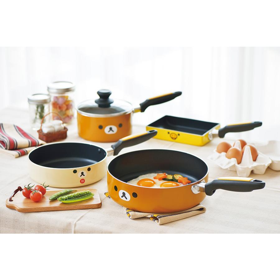 リラックマ IH対応アルミ片手鍋16cm（RK-42） メーカー直営 正規代理店