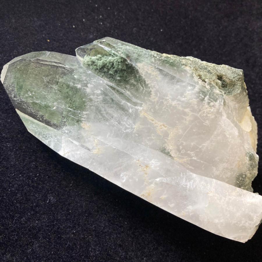 ガネーシュヒマール産 ヒマラヤ水晶 約276g クローライト （緑泥石