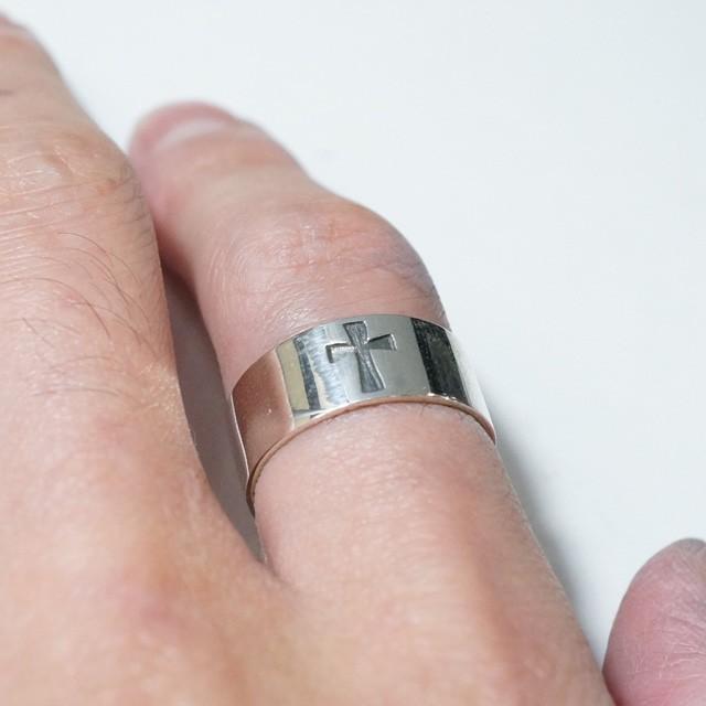シルバー925 メンズ レディース リング クロス 十字架 スタイリッシュ