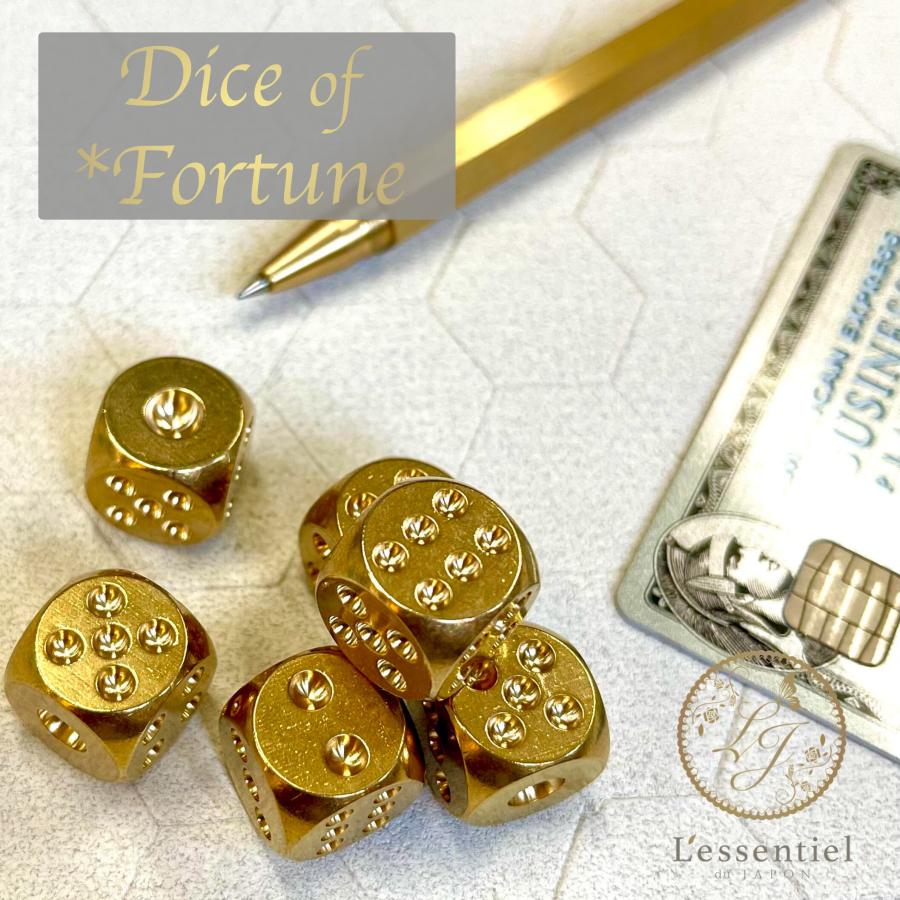 インテリア ダイス》 メゾン ゴールド サイコロ 運 大吉 賽子 青山