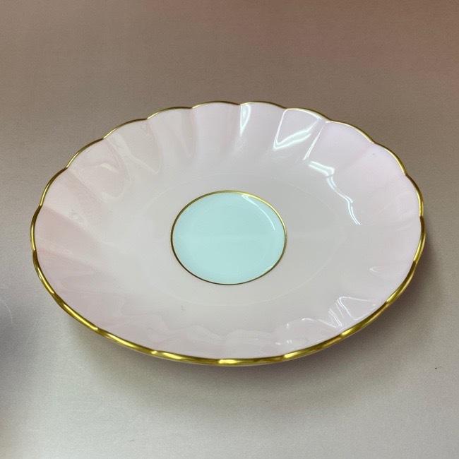 ノリタケ ダイヤモンドコレクション 金彩ピンク カップ＆ソーサー 一客