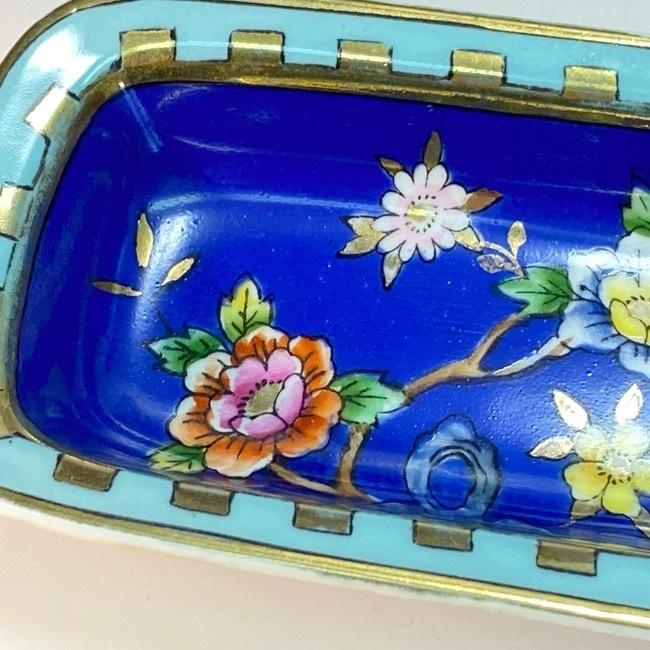 ノリタケ オールドノリタケ ドレッサーセット 6点セット ブルー花紋