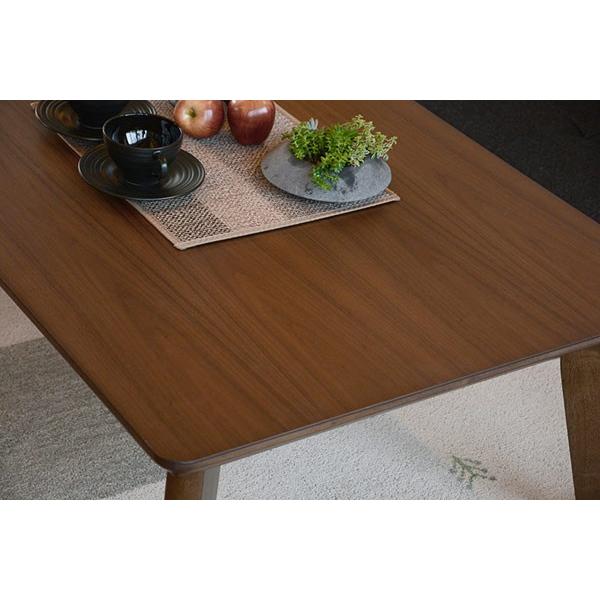 家具調こたつ 座卓 長方形 継ぎ脚 リノ 幅120cm （ コタツ 炬燵