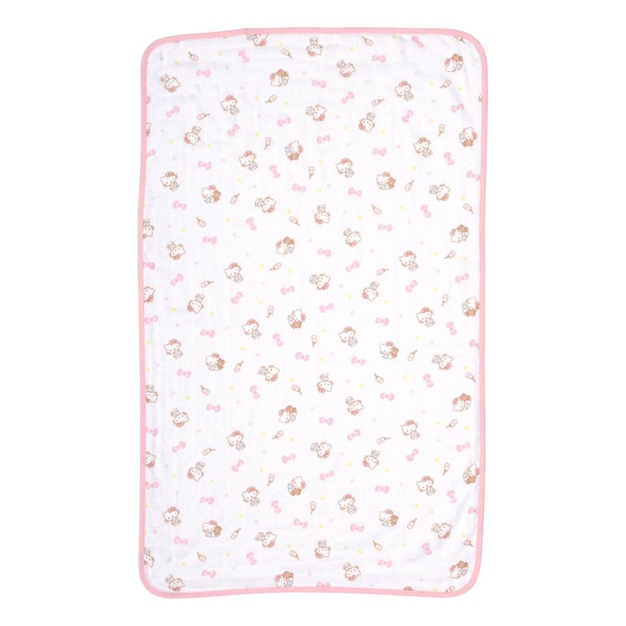 スケーター ベビーバスタオル 綿100％ ガーゼ パイル ハローキティ