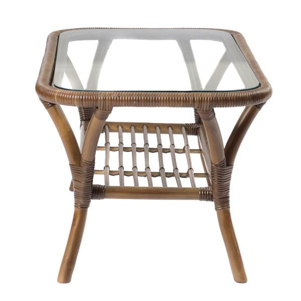 □在庫限り・入荷なし□ ガラステーブル ローテーブル ラタン製 Breeze