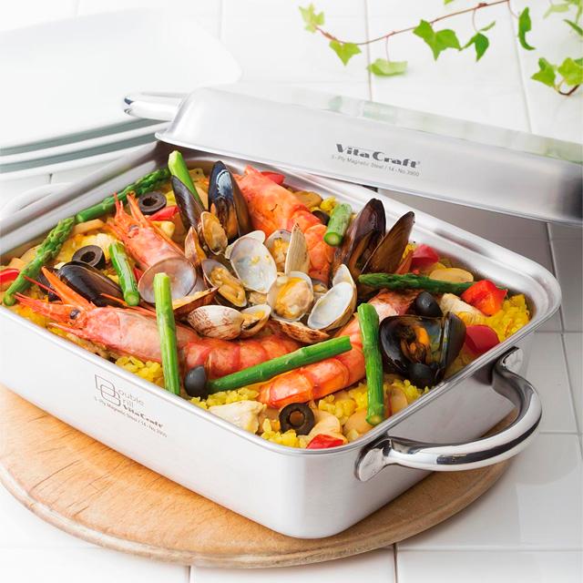 ダブルグリル ビタクラフト [3900] Vita Craft IH対応 四角 オーブン