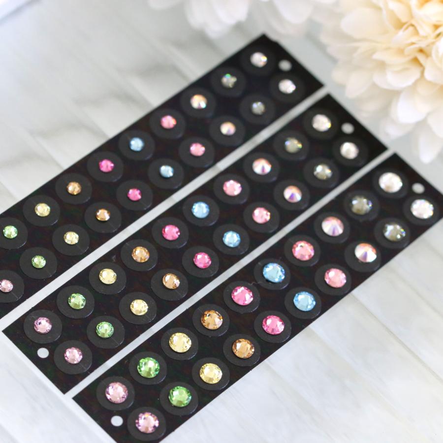 耳つぼジュエリー マルチカラー 1シート20粒 人気マルチカラー 耳ツボ