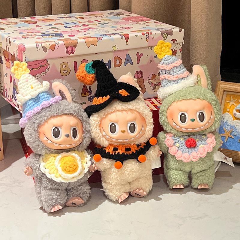 LABUBU ラブブ 2点セット ぬいぐるみ用服 洋服 ぬい服 ぬいぐるみ 着せ