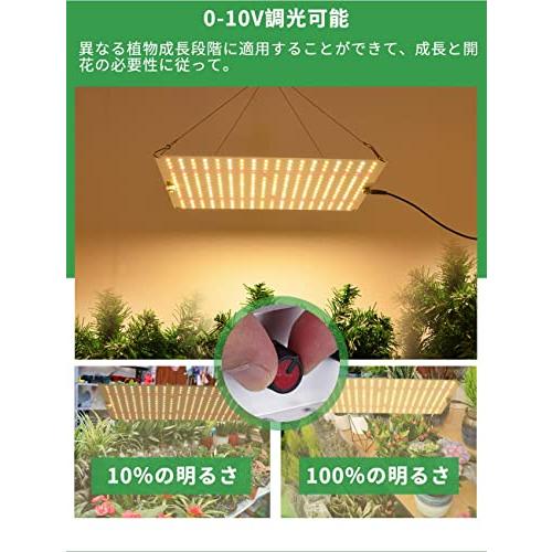 Aokson 植物育成ライト LED光合成ライト 1200W LM281B+ ライトチップ