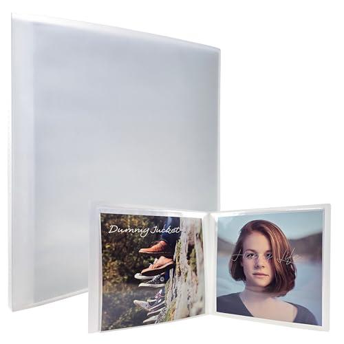 ハピラ 特典ジャケットファイル 24×24cm対応 両面 20ポケット 横入れ