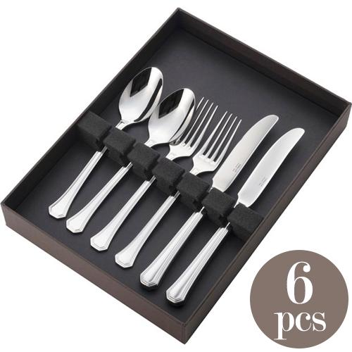 山崎金属工業／YAMACO クリスタルライン 18-8 ペアディナーセット6pcs