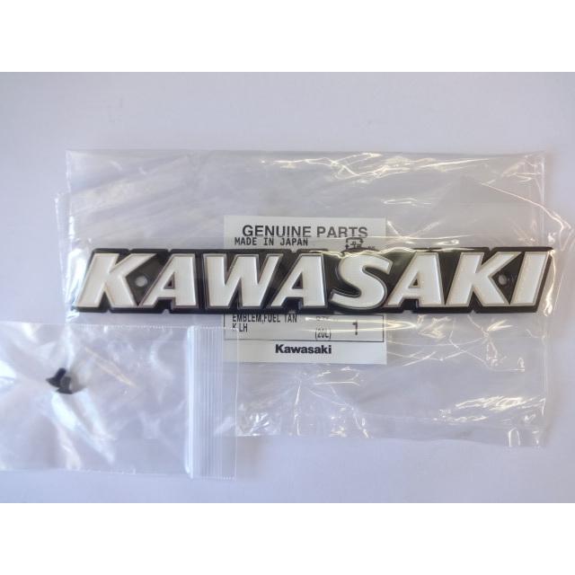 カワサキ純正 初期 Z1,Z2,KZ1000系用 タンクエンブレム 小ピッチ 122mm