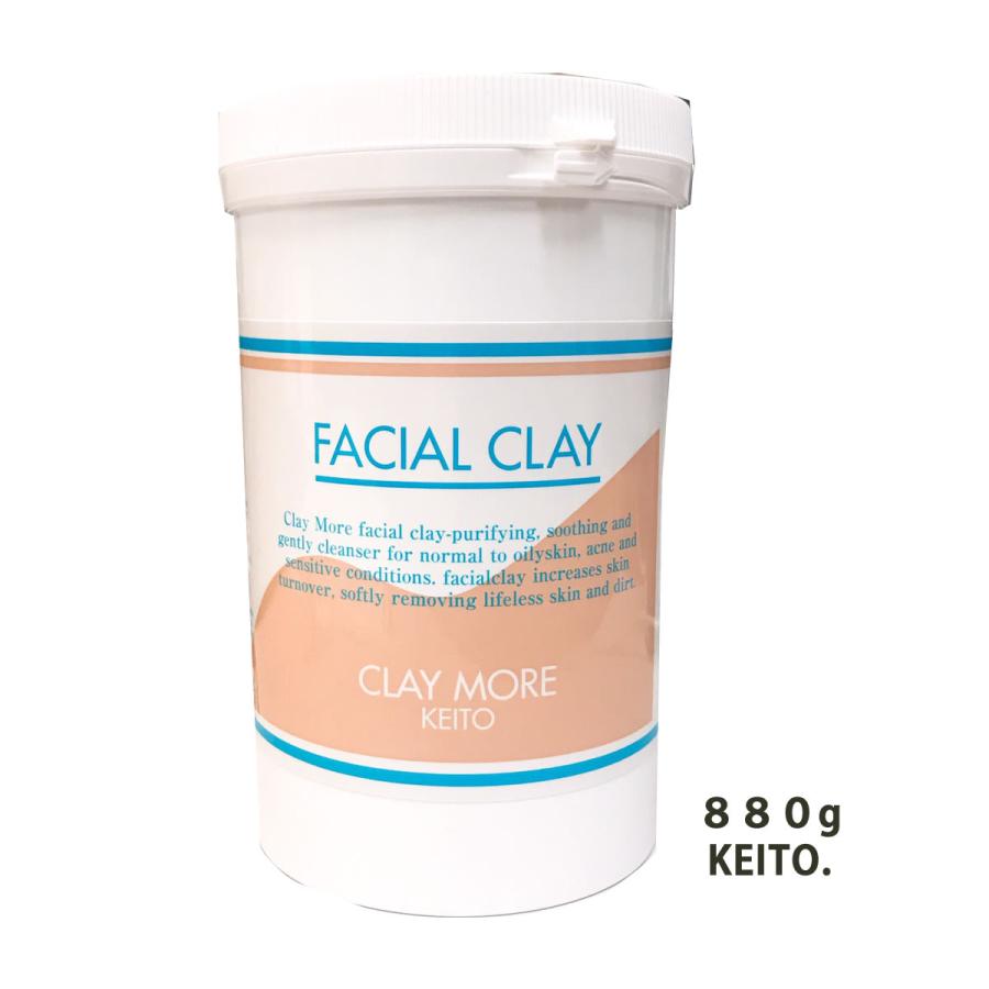 国産 クレイ フェイシャルクレイ880g ニキビを繰り返さない肌への洗顔