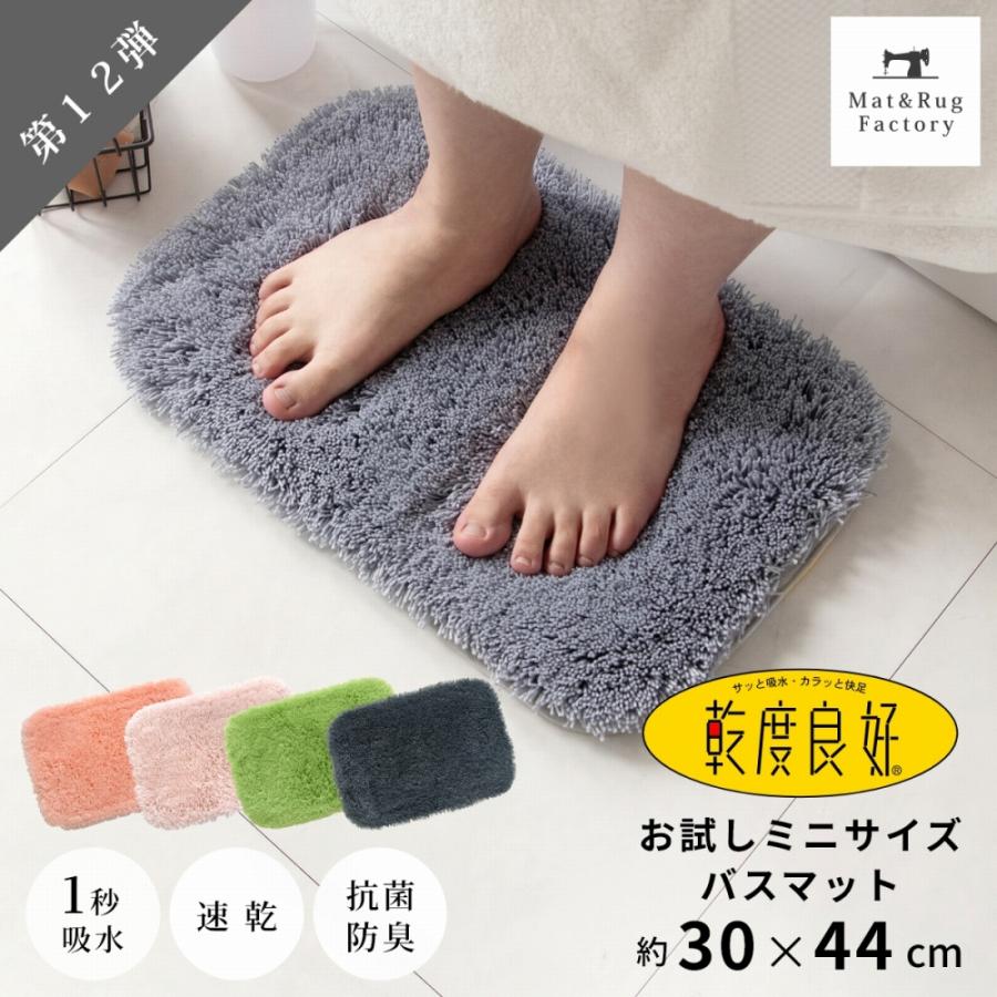 乾度良好 バスマット 速乾 吸水 お試し価格 ピコ 約30×44cm おしゃれ