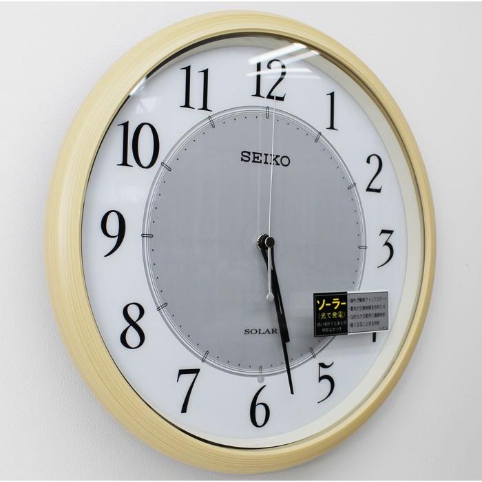 SEIKO（セイコー） ソーラープラス 電波掛け時計 ソーラークロック
