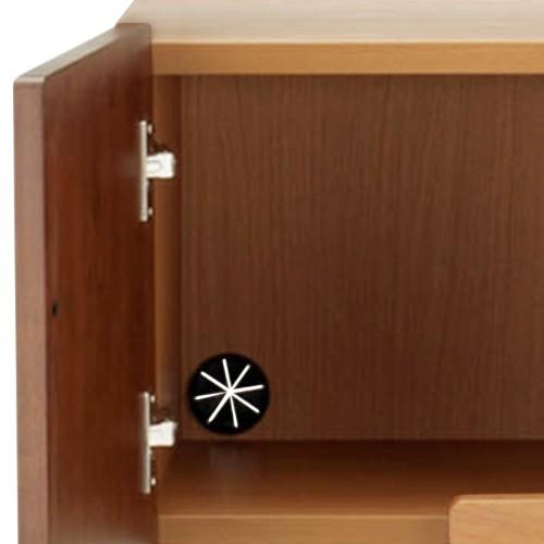 リビングチェスト ハイタイプ 幅48 OSLO 大川家具 国産 日本製 木製