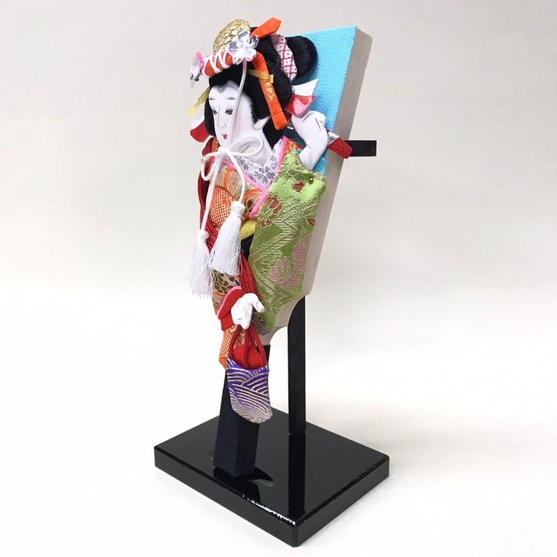 汐汲 【7号押絵羽子板】 初正月 コンパクト 豆羽子板 ミニ羽子板 飾り