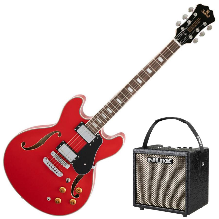 Aria Pro II セミアコ−スティックギター TA-200 RD 【アンプセット