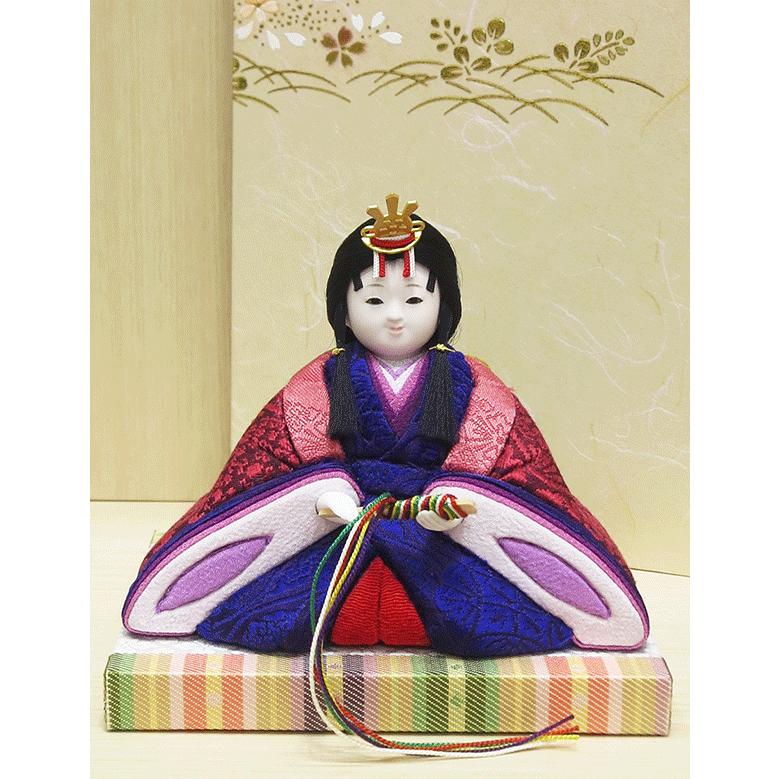 雛人形 ひな人形 木目込み 人形 工房ゆうき もも雛 親王飾り 道翠