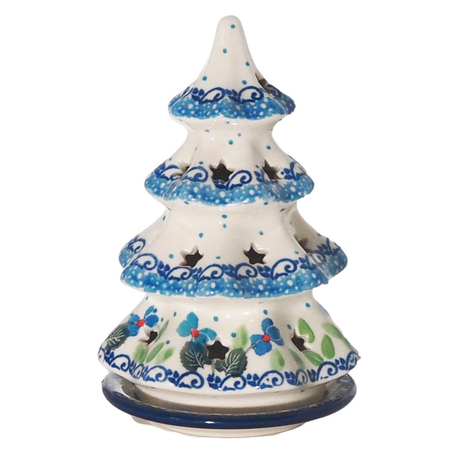 Ceramika Artystyzna クリスマスツリー (15cm) キャンドルホルダー