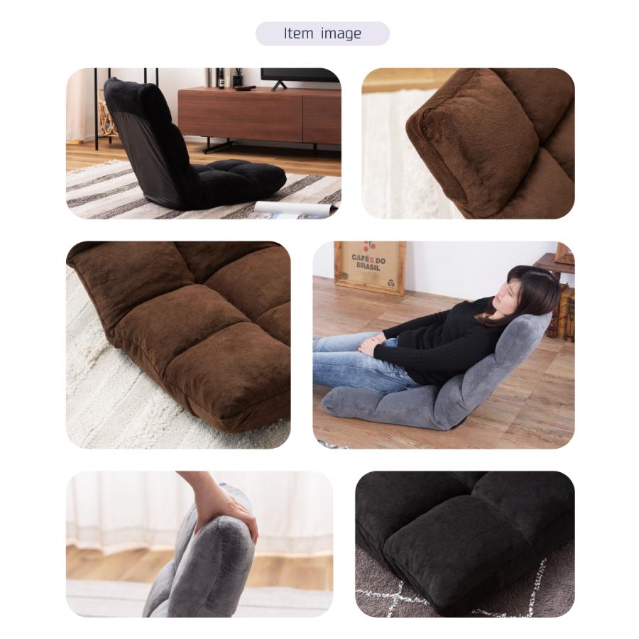 東谷 座椅子 1人掛け ハイバック リクライニングチェア コンパクト