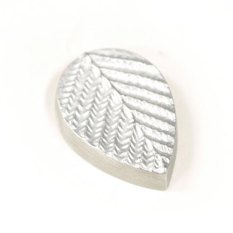 マジパン 葉型 60 No353620 アルミ 葉っぱ リーフ 型 : 馬嶋屋菓子道具