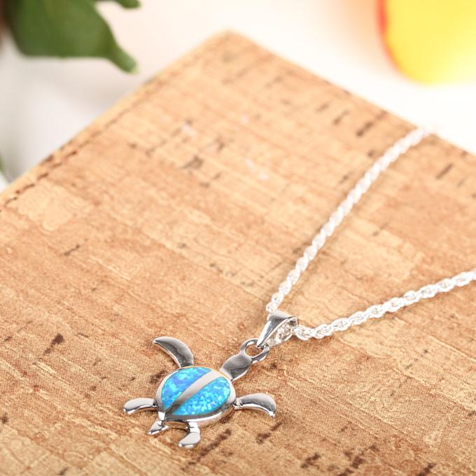 ハワイアンジュエリーネックレス チェーン付 メンズ レディース ペア