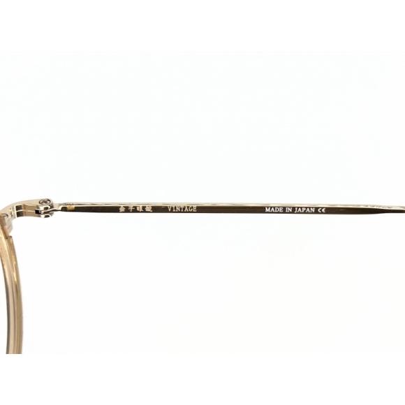 カネコガンキョウ KV-86L BR 未使用品（S） ] 金子眼鏡ヴィンテージ