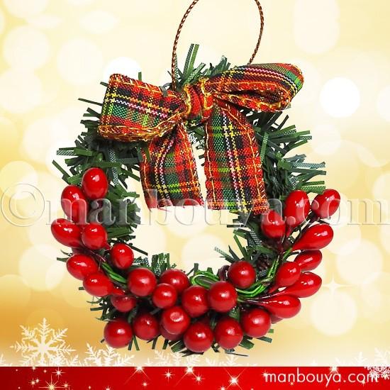 クリスマスリース ミニサイズ クリスマスツリー 飾り ディスプレイ