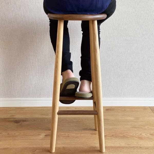 北欧風 カウンターチェア 木製 ハイスツール おしゃれ カフェ キッチン