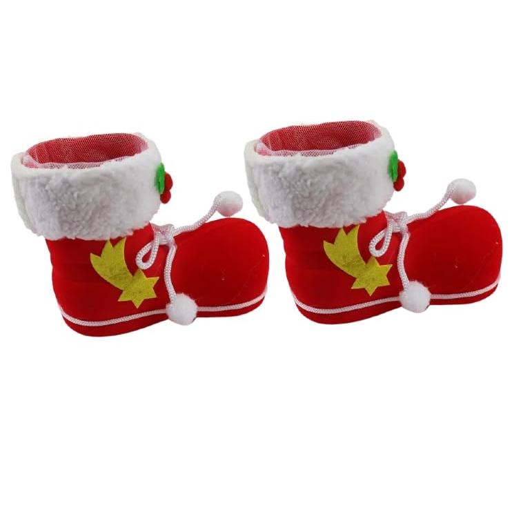 クリスマスブーツ お菓子入り 長靴 サンタブーツ キャンディ靴 お菓子