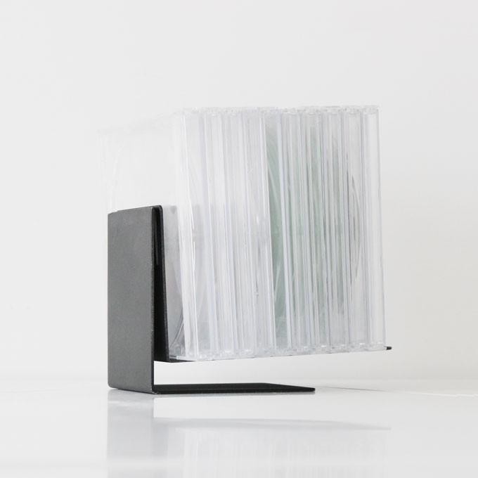 CDラック 大容量 CDスタンドスチール製 おしゃれ ディスプレイ : 本棚