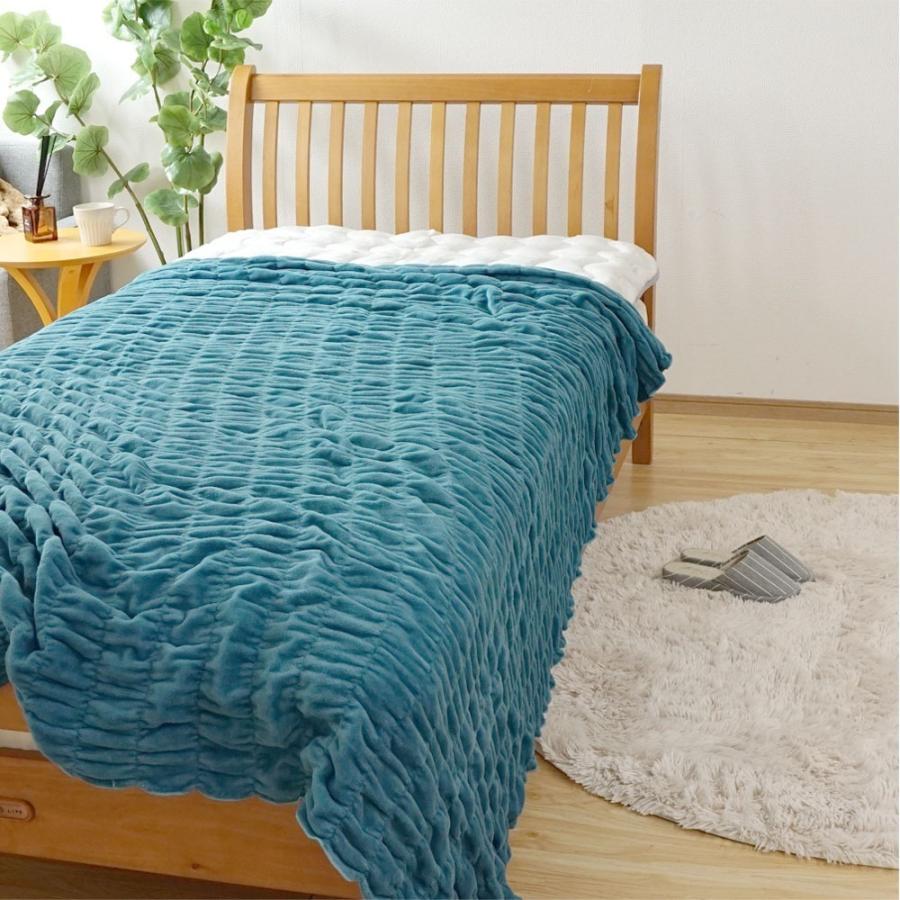 ロマンス小杉 ふかふかケット 毛布 シングル 発熱コットン ウォーム