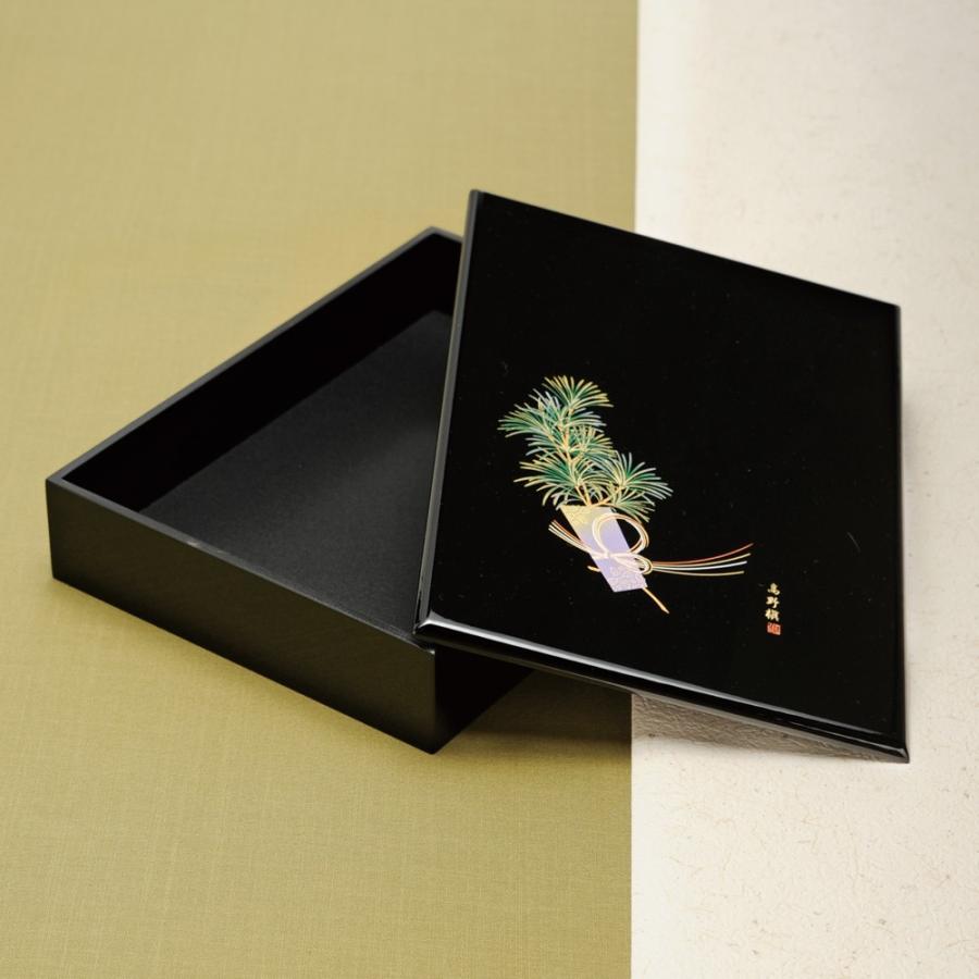 みよし漆器本舗 尺寸 木製板蓋文庫 高野槇 書類入れ 蓋付き 収納