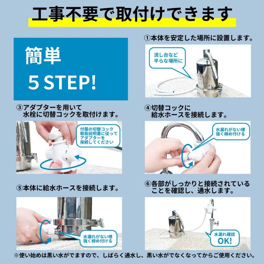 水生活製作所 磨水IV 浄水器 据置型 NSF認証 メーカー公式 磨水4