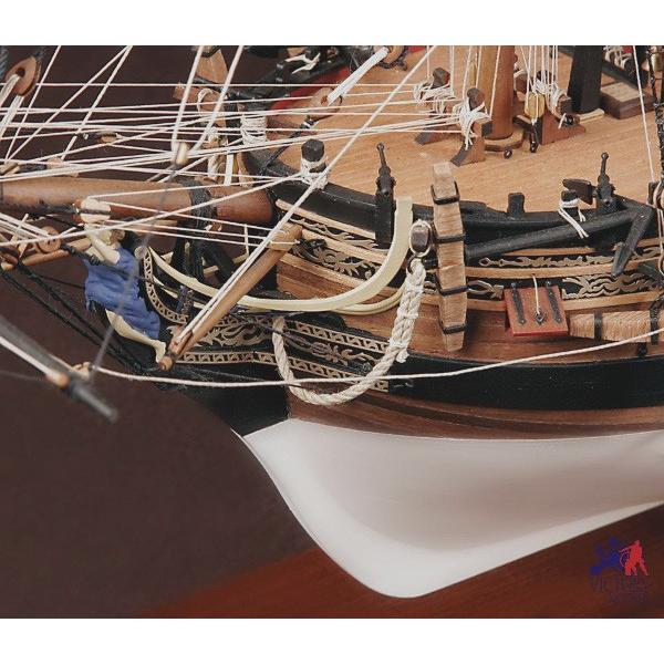 帆船模型キット H.M.S.フライ : 木製模型キットのマイクロクラフト