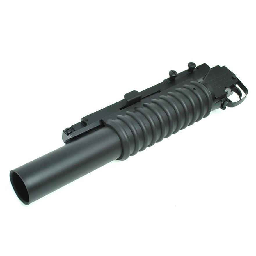 H6205B ICS M203 グレネードランチャー w/40mmスラグモスカート/BK